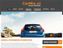 Tablet Screenshot of carmix.nl